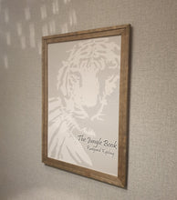 Load image into Gallery viewer, The Jungle Book Tiger Full Novel Text Print