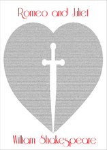 Load image into Gallery viewer, Romeo and Juliet Full Play Text Print
