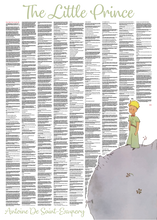 Load image into Gallery viewer, the little prince full novel text print