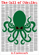 Load image into Gallery viewer, Call of Cthulhu Full Story Text Print
