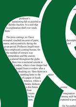 Load image into Gallery viewer, Call of Cthulhu Full Story Text Print Close Up