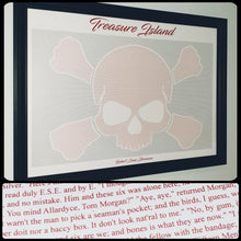 Load image into Gallery viewer, Treasure Island Full Novel Text Print