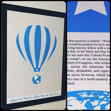 Load image into Gallery viewer, Around The World In Eighty Days Full Novel Print