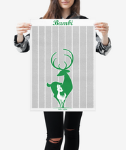 Load image into Gallery viewer, Bambi Full Novel Text Print