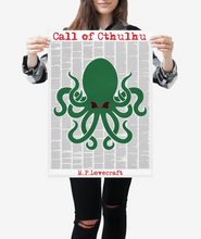 Load image into Gallery viewer, The Call Of Cthulhu Full Story Text Print