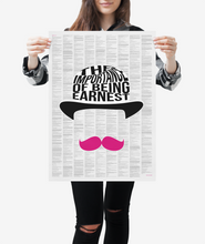 Load image into Gallery viewer, The Importance of Being Earnest Full Novel Text Print