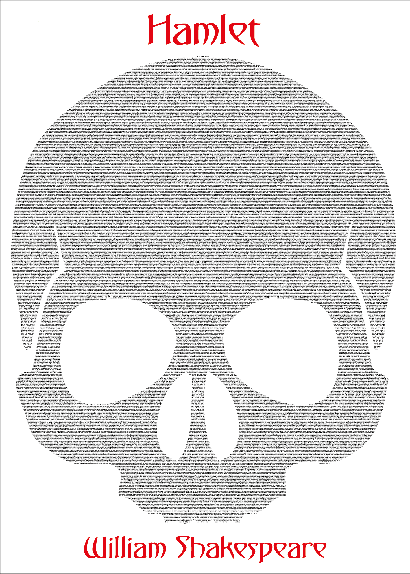 Hamlet Script Sign Hamlet Full Play Text Print