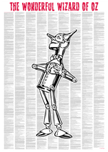 Load image into Gallery viewer, Wizard of OZ Full Novel Test Print Tin Man Variant