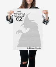 Load image into Gallery viewer, The Wonderful Wizard Of OZ Witch Full Novel Text Print